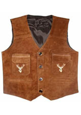 Bavarian leather vests 