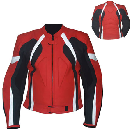 BL-2014 Leather Motorbike Jacket 