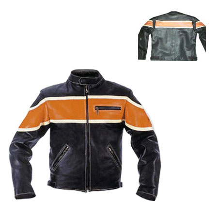BL-2017 Leather Motorbike Jacket 