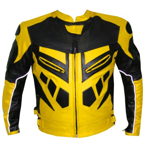 BL-2007 Leather Motorbike Jacket 