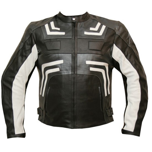 BL-2003 Leather Motorbike Jacket 