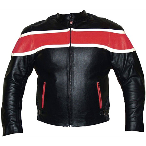 BL-2011 Leather Motorbike Jacket 