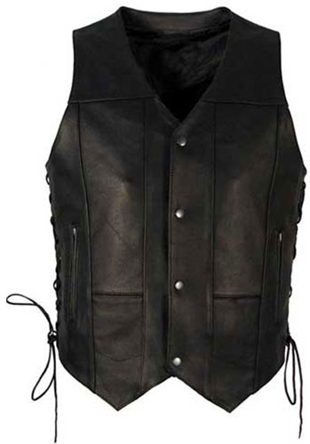BL-4001 Leather Vest 