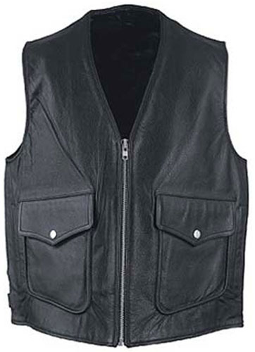 BL-4003 Leather Vest 