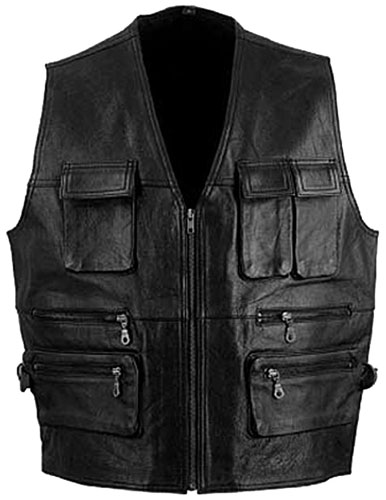 BL-4004 Leather Vest 