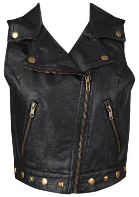 BL-4009 Leather Vest 