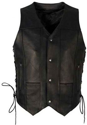 BL-4011 Leather Vest 