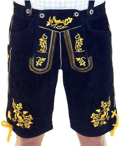 BL-1104 Bavarian Leather Shorts 
