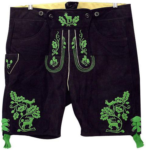 BL-1105 Bavarian Leather Shorts 