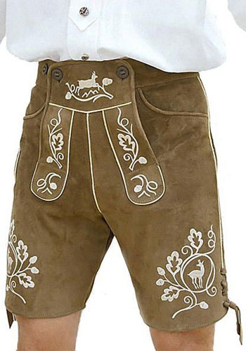 BL-1107 Bavarian Leather Shorts 