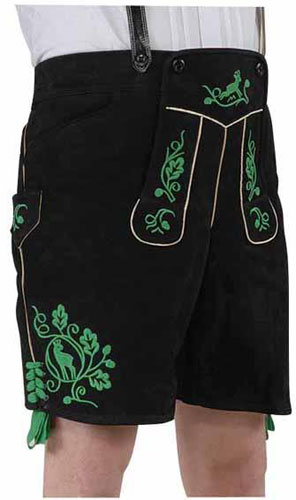 BL-1103 Bavarian Leather Shorts 