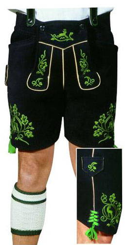 BL-1108 Bavarian Leather Shorts 