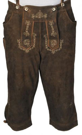 BL-1112 Bavarian leather shorts 