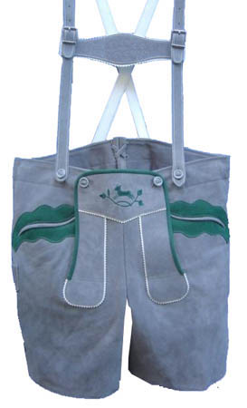 BL-1202 Bavarian leather mini shorts 