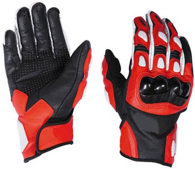BL-5101 Leather Motorbike Gloves 