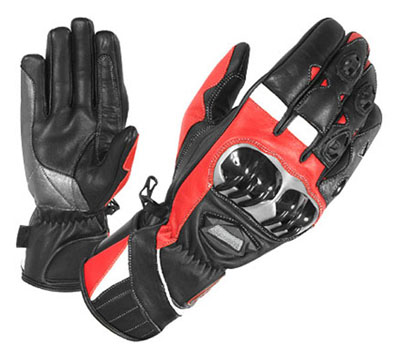 BL-5105 Leather Motorbike Gloves 