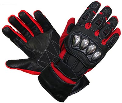 BL-5108 Leather Motorbike Gloves 