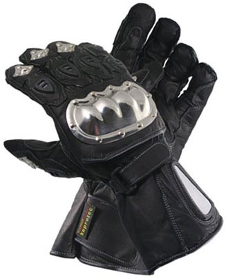 BL-5109 Leather Motorbike Gloves 